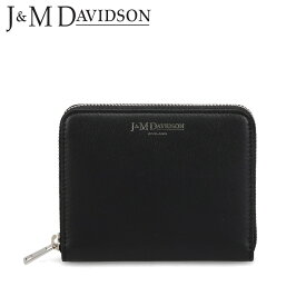 J&M DAVIDSON ジェイアンドエムデヴィッドソン 財布 ミニ財布 スモール ジップ ウォレット メンズ レディース ラウンドファスナー SMALL ZIP WALLET ブラック 黒 SSZW-0XX-SCXX