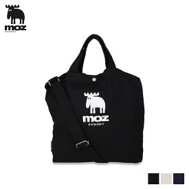 moz モズ トートバッグ ショルダー メンズ レディース キャンバス 斜めがけ B4サイズ対応 軽量 TOTE SHOULDER BAG ブラックホワイト ネイビー 黒 白 ZZHC-01 母の日