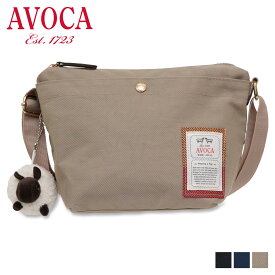 AVOCA アヴォカ ショルダーバッグ ミニ メンズ レディース 斜めがけ MINI SHOULDER BAG ブラック ネイビー ベージュ 黒 AC-009