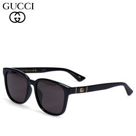 グッチ GUCCI サングラス メンズ レディース アジアンフィット UVカット 紫外線対策 SUNGLASSES ブラック 黒 GG0637SK-001 母の日