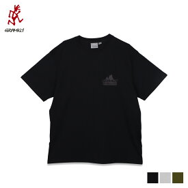 Gramicci グラミチ Tシャツ 半袖 クライミング ギア メンズ プリント 綿100% CLIMBING GEAR TEE ブラック ホワイト グリーン 白 G3FU-T064