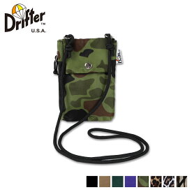【最大10%OFFクーポン発行中 1/14 11:59まで】 Drifter ドリフター ショルダーポーチ ミニ 小物入れ メンズ レディース 斜めがけ EVANS SHOULDER ブラック ベージュ グリーン パープル カモ レオパード ゼブラ 黒 迷彩 DFV1160