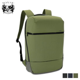 ゾンネ SONNE リュック バッグ バックパック メンズ 21L 大容量 撥水 BAG PACK ブラック ネイビー カーキ 黒 SOSL002