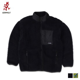 Gramicci グラミチ フリース ボア ジャケット メンズ レディース SHERPA JACKET ネイビー グリーン G3FU-J061