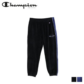 チャンピオン Champion ロングパンツ メンズ アクションスタイル ベロア LONG PANTS ブラック ネイビー 黒 C3-Y211