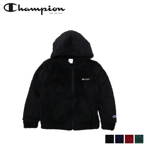`sI Champion WPbg t[XWPbg WbvAbv AE^[ t[fbh j̎q ̎q {A ZIP HOODED JACKET ubN lCr[ o[KfB[ O[  CK-Y601