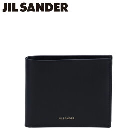 ジルサンダー JIL SANDER 財布 二つ折り メンズ 本革 POCKET WALLET ブラック 黒 J25UI0001