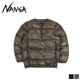 NANGA ナンガ ダウンジャケット アウター マウンテンロッジ ダウンクルーネックトップ メンズ 防寒 MOUNTAIN LODGE DOWN CREW NECK TOP ブラック ブラウン 黒