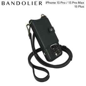 BANDOLIER バンドリヤー iPhone15 iPhone 15Pro iPhone 15 Pro Max iPhone 15 Plus スマホケース スマホショルダー 携帯 アイフォン メンズ レディース MILA MagSafe BLACK GOLD ブラック 黒 18MIL