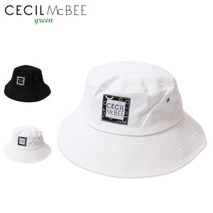 yő1000~OFFN[|s 12/2 11:59܂ŁIz ZV}Nr[O[ CECIL McBEE green oPbgnbg Xq StEFA I[I[o[ fB[X BUCKET HAT ubN zCg   CGS2347HT