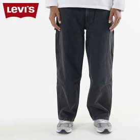 リーバイス LEVIS デニム パンツ ジーンズ ジーパン シルバータブ メンズ バギーカーペンター SILVERTAB BUGGY CARPENTER I AM INEVITABLE ブラック 黒 A74890001