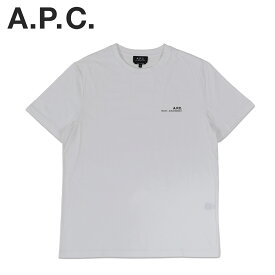 【クーポンで最大1000円OFF！5/1 10:59まで】 A.P.C. アーペーセー Tシャツ 半袖 メンズ ITEM ホワイト 白 COFBT-H26904