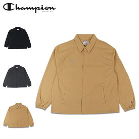 【クーポンで最大1000円OFF！5/1 10:59まで】 チャンピオン Champion コーチジャケット アウター アクションスタイル メンズ レディース COACH JACKET ブラック チャコール ベージュ 黒 C3-Z601