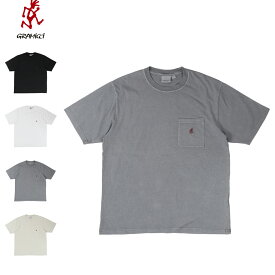 グラミチ GRAMICCI Tシャツ 半袖 ワンポイント メンズ レディース ONE POINT TEE ブラック ホワイト グレー 黒 白 G304-OGJ