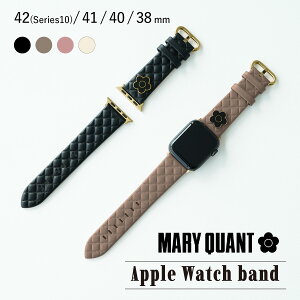 yő1000~OFFN[|s 12/2 11:59܂ŁIz MARY QUANT }[Ng AbvEHb` oh fB[X }N 42mm 41mm 40mm 38mm Apple Watch Band ubN x[W  AWB-MQ01/AWB-MQ02
