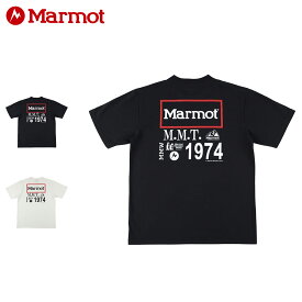 マーモット Marmot Tシャツ 半袖 エムエムダブリューコレクションロゴ メンズ MMW Collection Logo-T ブラック ホワイト 黒 白 TSSMC404