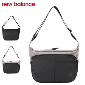 ニューバランス new balance ショルダーバッグ メンズ レディース 斜めがけ SHOULDER BAG ブラック グレー 黒 LAB45705