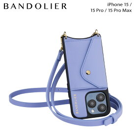 BANDOLIER バンドリヤー iPhone15 15Pro iPhone 15 Pro Max スマホケース スマホショルダー 携帯 アイフォン ドナ サイドスロット ラベンダー メンズ レディース DONNA SIDE SLOT LAVENDER ブルー 14DOS