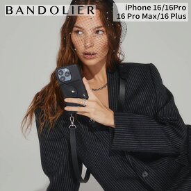 【最大1000円OFFクーポン配布中 8/17 12:00まで！】 BANDOLIER バンドリヤー iphone16 16pro 16proMax 16Plus スマホケース スマホショルダー 携帯 アイフォン メンズ レディース HAILEY SIDE SLOT SILVER ブラック 黒 14HAI