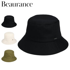 【最大1000円OFFクーポン発行中 2/10 11:59まで！】 ビューランス Beaurance ハット バケットハット メンズ レディース 裏プリント 遮光 紫外線対策 PRINT BUCKET HAT グリーン ベージュ ブラック 黒 4BHS14545