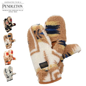 �y���h���g�� PENDLETON �{�A�~�g�� ��� �t���[�X�O���[�u �����Y ���f�B�[�X �h�� BOA MITTEN �u���b�N �z���C�g �x�[�W�� �� �� PDT-000-243030