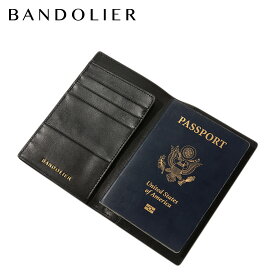 BANDOLIER バンドリヤー パスポートケース カバー ホルダー カードケース カード入れ トラベル メンズ レディース PASSPORT HOLDER BLACK GOLD ブラック 黒 68PAS 母の日