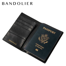 BANDOLIER バンドリヤー パスポートケース カバー ホルダー カードケース カード入れ トラベル メンズ レディース PASSPORT HOLDER CROC BLACK ブラック 黒 68PAS 母の日