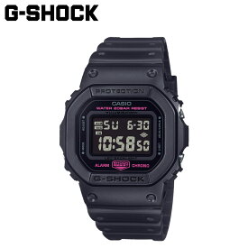 カシオ CASIO G-SHOCK 腕時計 DW-5600PK-1JR 5600 SERIES ピンクリボン 防水 ジーショック Gショック G-ショック メンズ レディース ブラック 黒