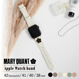MARY QUANT }[Ng AbvEHb`oh xg ւ fB[X }N Apple Watch Series 10 42mm 41mm 40mm 38mm {v  uh  PU WATCH BAND y[ցz