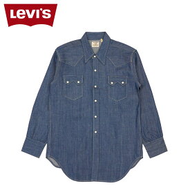 【最大1000円OFFクーポン発行中 1/29 10:59まで！】 リーバイス LEVIS シャツ デニムシャツ デニムジャケット ジージャン メンズ レギュラーフィット VINTAGE CLOTHING SHORTHORN SHIRT ダーク インディゴ 001L7-0002