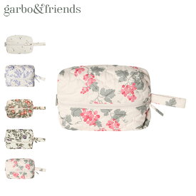 ガルボアンドフレンズ garbo&friends ポーチ 小物入れ トイレタリーバッグ バッグインバッグ レディース Sサイズ サテン キルティング コンパクト Satin Quilted Toiletry Bag Small 316722236-2213 母の日