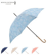 マッキントッシュロンドン MACKINTOSH LONDON 雨傘 長傘 レディース 耐風 ワンタッチ 高機能 ネイビー ベ…