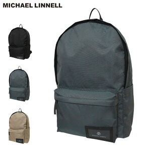 �y�ő�1000�~OFF�N�[�|�����s�� 5/21 11:59�܂ŁI�z �}�C�P�������l�� MICHAEL LINNELL �����b�N �o�b�O �o�b�N�p�b�N �����Y ���f�B�[�X 19L ��e�� �y�� ���� �u���b�N �O���[ �x�[�W�� �� MLYL-07 ���