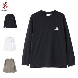 Gramicci グラミチ Tシャツ 長袖 ロンT カットソー メンズ ONE POINT LOGO L/S TEE G5FU-T100