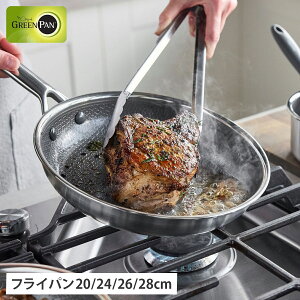 �O���[���p�� GREENPAN �t���C�p�� 20cm 24cm 26cm 28cm IH �I�[�u�� �H���򊣑��@�Ή� �X�e�����X �G�[�y�b�N�X CC010627-104 CC010628-104 CC010629-104 CC010630-104 ��̓�