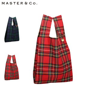 MASTER&Co. }X^[AhR[ obO GRobO WJS g[g W Y fB[X ܂肽 RpNg }`L ȒP y E[ ^[^`FbN WOOL TARTAN CHECK ECO BAG SMALL ub