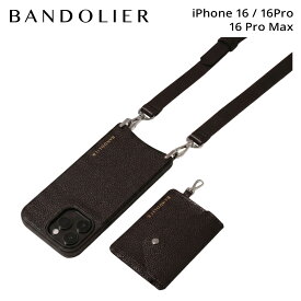 【最大1000円OFFクーポン配布中 8/17 12:00まで！】 BANDOLIER バンドリヤー スマホショルダー iPhone16 16Pro 16Pro Max スマホケース アイフォン レミ シルバー メンズ レディース REMI SILVER ブラック 黒 12REM