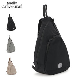 【最大1000円OFFクーポン発行中 7/16 10:59まで！】 anello GRANDE アネログランデ バッグ ボディバッグ ショルダーバッグ メンズ レディース 8L 斜めがけ 撥水 超軽量 ブラック グレー ベージュ 黒 GTH3813