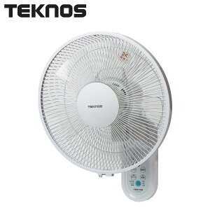 �y�ő�1000�~OFF�N�[�|�����s�� 9/24 11:59�܂ŁI�z �e�N�m�X TEKNOS ��@ �Ǌ|����@ �T�[�L�����[�^�[ DC���[�^�[ �����R���t�� 30cm WALL-MOUNTED FAN �z���C�g �� KI-DC338