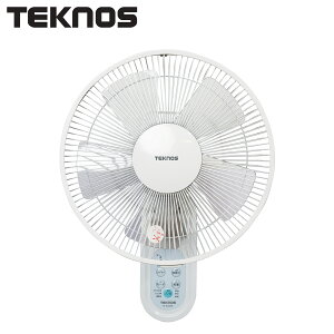 �y�ő�1000�~OFF�N�[�|�����s�� 9/24 11:59�܂ŁI�z �e�N�m�X TEKNOS ��@ �Ǌ|����@ �T�[�L�����[�^�[ �����R���t�� 30cm WALL-MOUNTED FAN �z���C�g �� KI-W283R
