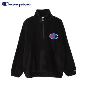 �y�ő�1000�~OFF�N�[�|�����s 10/13 11:59�܂Łz �`�����s�I�� Champion �W���P�b�g �n�[�t�W�b�v �A�E�^�[ �����Y HALF ZIP JACKET �u���b�N �u���[ �_�[�N�O���[�� �p�[�v�� �S�[���h �� C3-C615