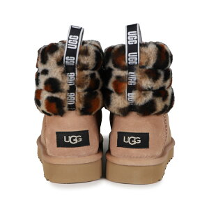 楽天市場 最大2000円offクーポン Ugg アグ ブーツ ショート ムートンブーツ フラッフ ミニ キルテッド レオパード レディース ファー Fluff Mini Quilted Leopard ブラウン 1105358 スニークオンラインショップ
