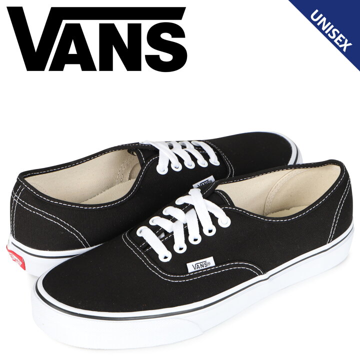 楽天市場 最大1000円offクーポン Vans ヴァンズ オーセンティック スニーカー メンズ レディース バンズ Authentic ブラック 黒 Vn000ee3blk スニークオンラインショップ