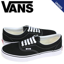 【クーポンで最大1000円OFF！5/1 10:59まで】 VANS ヴァンズ ERA スニーカー エラ メンズ レディース バンズ ブラック 黒 VN000EWZBLK