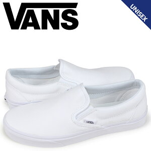 VANS ���@���Y �X���b�|�� �X�j�[�J�[ �����Y ���f�B�[�X �o���Y CLASSIC SLIP-ON VN000EYEW00 �z���C�g