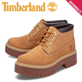 【 最大1000円OFFクーポン 】 ティンバーランド Timberland ブーツ チャッカブーツ プレミアム ウォータープルーフ プラットフォーム レディース 厚底 防水 PREMIUM WP PLATFORM CHUKKA ウィート A5RF9