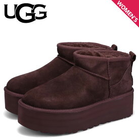 【訳あり】 【BOX破損】 UGG アグ ブーツ ムートンブーツ クラシック ウルトラ ミニ プラットフォーム レディース 厚底 CLASSIC ULTRA MINI PLATFORM パープル 1135092 【返品不可】