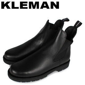 【訳あり】 【BOX破損】 KLEMAN クレマン 靴 ブーツ サイドゴアブーツ チェルシー メンズ TONNANT ブラック 黒 【返品不可】