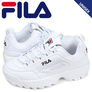 【最大1000円OFFクーポン発行中 10/27 11:59まで!】 FILA フィラ ディスラプター2 スニーカー メンズ レディース DISRUPTOR 2 ホワイト 白 FS1HTB1071X