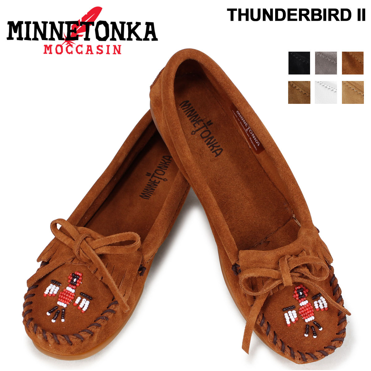 期間限定キャンペーン ミネトンカ MINNETONKA モカシン サンダーバード 正規品 THUNDERBIRD II レディース 